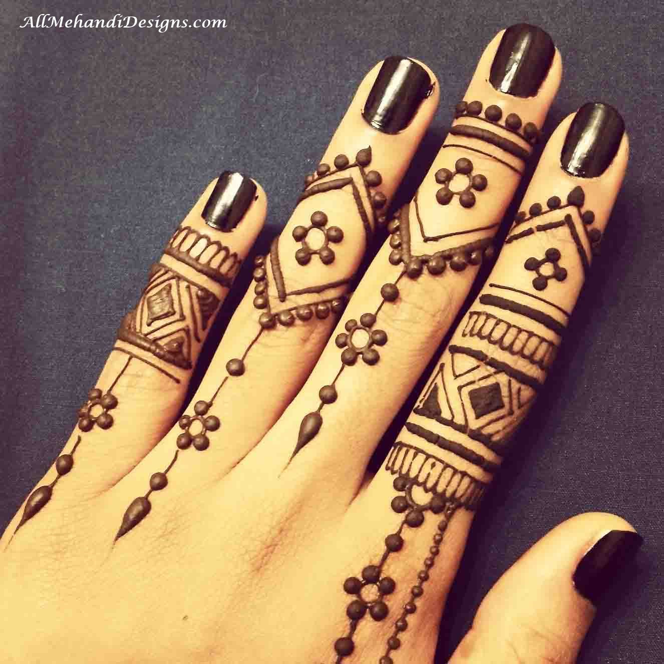 45 Latest Finger Mehndi Designs || Finger Mehndi Style | Bling Sparkle