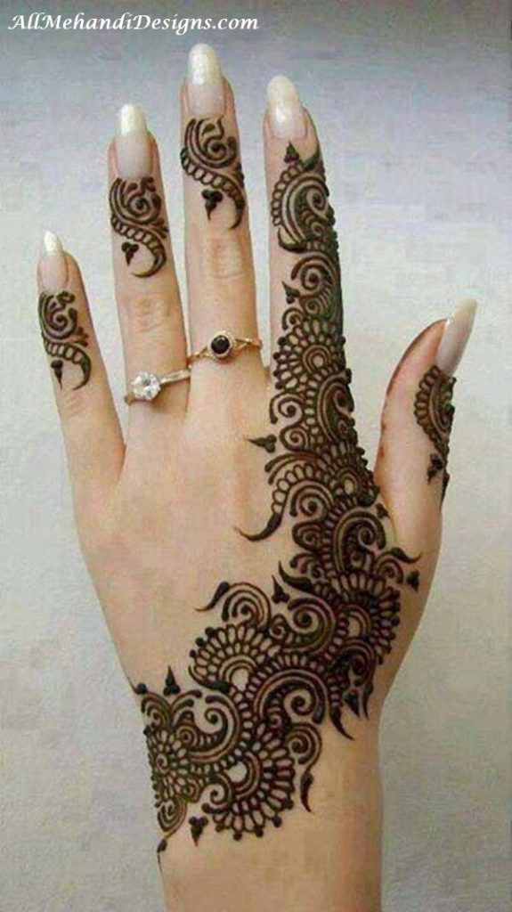 1000 Easy Finger Mehndi Designs Henna Finger Ideas   Excellent Henna Pattern For Finger Back Of Hand 575x1024 